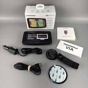 TOMTOM 4AA63 GPS Navigation 6" Screen w/ Accessories Tested